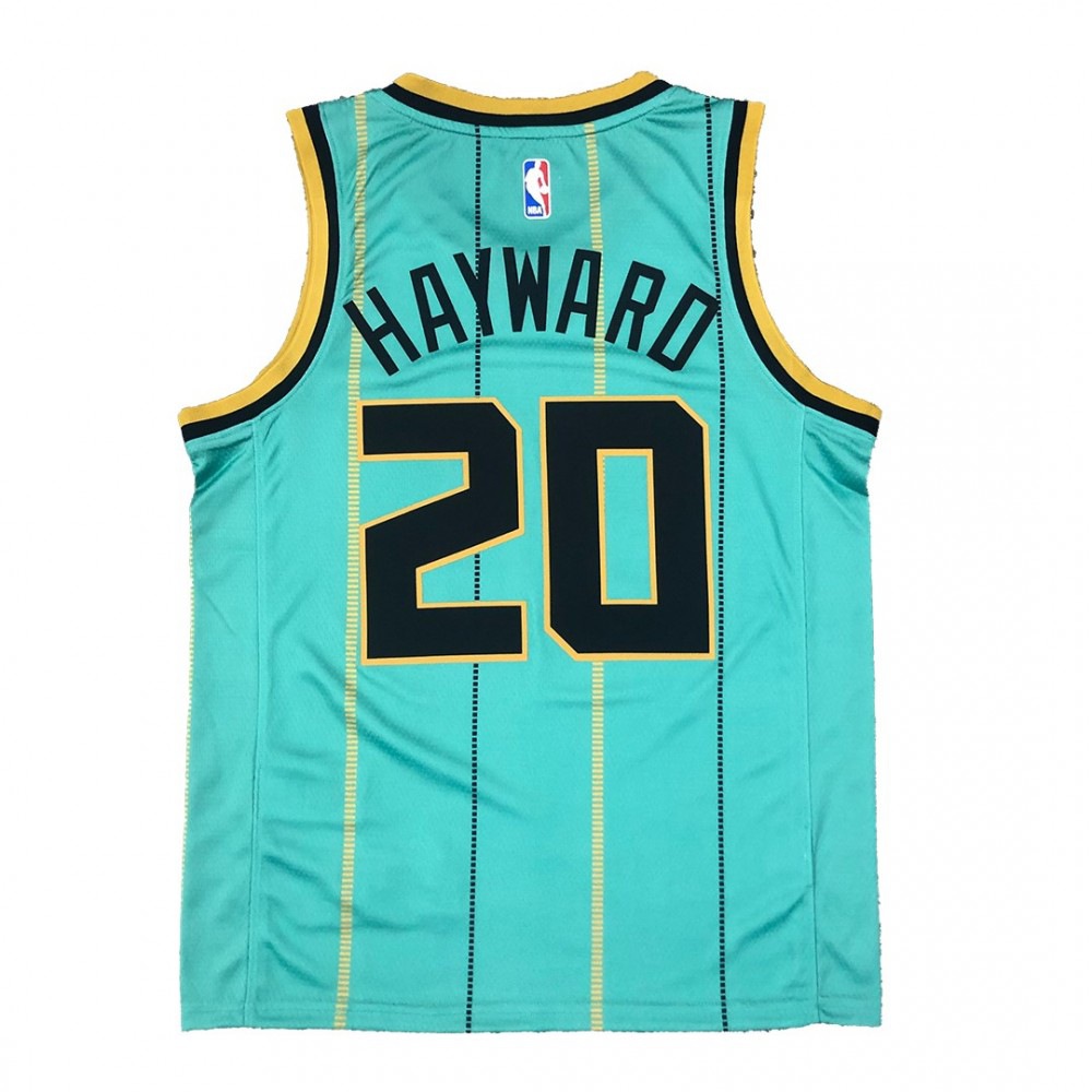 Men's Charlotte Hornets Hayward #20 Jordan Green Swingman Jersey - Association Edition-Pro Kit Vault | Brand New 26/27 Sports Jerseys